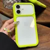 Adecuado para Apple 18 Pro Max, ventana grande, diseño de dibujos animados, transparente, funda blanda y rígida para iPhone y teléfonos Android. Personalización.