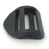 Hebilla negra de 25 mm hebilla de plástico de malla hebilla ajustable correa de sujeción para bolsa de equipaje hebilla de embalaje fábrica venta al por mayor