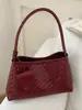 Bolso de axila tejido de moda para mujer, nuevo modelo 2026, bolso de hombro simple, bolso de gran capacidad para el día a día, bolso retro elegante