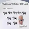 Productos del Año Nuevo del Caballo: Decoraciones para Uñas de Aleación Zodiaco Caballo de la Suerte, Decoraciones DIY para Uñas "Hazte Rico al Instante"