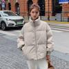 Novo casaco acolchoado de algodão espesso casaco acolchoado de algodão para mulheres outono e inverno estilo coreano solto modelador peça única entrega comércio exterior