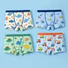 Ropa Interior Nueva para Niños de Cuatro Esquinas Venta Caliente Transfronteriza Ropa Interior para Niños Calidad Algodón Puro Boxer Briefs Venta Caliente Niños