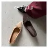 Chuyuji Vintage Bico Fino Apontado Salto Grosso Novo Sapato Feminino 2026