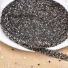 Faixa de strass de 1cm com broca de cola quente, tira de cristal, acessórios para roupas, sapatos, bolsa, calças, material DIY, acessórios