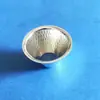 LEDs tipo D 20mm 27mm Lanterna Holofote Pequeno Copo de Alumínio Refletor Taça Cúpula de Lâmpada Cúpula de Holofote Pequeno
