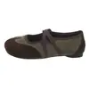 Sapatos Mary Jane retrô com aumento de altura e bico dividido para mulheres, sapatos de salto único estilo balé outono 2026