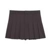 Conjunto de Moda Sem Mangas com Alças + Calça Plissada Larga Curta para Mulheres D6245128 - Atacado Transfronteiriço Estilo Europeu e Americano