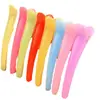 Clip de Regalo para Evento 8cm Color Caramelo Pinza de Pato Translúcido Color Gelatina Plástico Pinza de Cocodrilo Pinza para Flequillo Cabello Cabeza