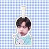 La etiqueta de equipaje de Xiao Zhan, la etiqueta colgante para mochila escolar, el concierto debería ayudar con el sonido del mismo párrafo.