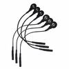 Cable adaptador de masajeador cable alambre línea de electrodo de fisioterapia enchufe de aguja línea de conversión de botón línea de masaje 1 precio