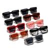 86229 Gafas de Sol de Marco Grande Igual de Rojo de Internet Europeo y Americano Gafas de Sol de Moda Millonaria para Mujer Gafas de Sol para Hombre