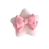 Lindo Lazo de Terciopelo Estrella de Cinco Puntas Accesorios DIY Accesorios para el Cabello Pasador Accesorios de Estrella Ultrasónica Venta al por Mayor