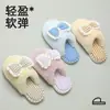 Pantuflas de Algodón para Mujer Otoño/Invierno 2026 Nuevo Estilo para Interiores Hogar Antideslizantes Cálidas de Felpa Silenciosas para Piso del Hogar
