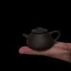 Mini Maceta de Arcilla Morada Creativa Pequeña de Bolsillo Punta del Dedo Maceta Pequeña para Jugar Té Mascota de Té Adornos Juego de Té Kung Fu Puede Criar Refinado