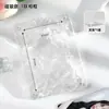 Marco de Fotos Acrílico con Ondas de Agua Magnético Ins Doble Pantalla de Alta Transparencia 3 pulgadas Tarjeta Pequeña Display Card Brick