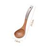 Espátula de Cocina Antiadherente Espátula de Haya para Cocina Casera Cuchara para Freír Cuchara para Arroz Cuchara para Sopa Set de Espátulas de Madera Logo Personalizado