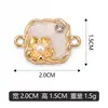 Colgante de flor de perla que gotea aceite para collar o pulsera DIY, accesorio de joyería, directo del fabricante, disponible para pedidos mixtos y ventas transfronterizas