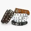 Nuevo cinturón de remaches huecos en forma de estrella, dulce y fresco estilo ins con hebilla de pin de cuero, accesorio versátil para jeans