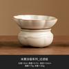 Juego de Té Beige Horno Ru 2025 Nuevo Simple Hogar Té Kung Fu Tetera Tapa Tazón Taza Masculina Taza de Té Tubo de Té