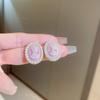 Pendientes de Borla de Perlas Carta de Amor Antigua Media Aguja Plata Nicho Aretes de Alta Gama Retro Lujo Ligero Accesorios para Orejas Venta al por Mayor Mujeres