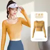 Conjunto de Roupa de Yoga de Alta Elasticidade com Caimento Justo, Conjunto com Sensação de Segunda Pele, Roupas de Corrida e Fitness de Cintura Alta