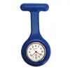 Al por mayor Colorido Silicona Enfermera Color Sólido Moderno Estudiante Examen Reloj de Bolsillo Simple Reloj de Pecho Forma Redonda Fabricante Al por Mayor
