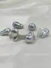 Perla Mabe Tianyu Barroca Imitación Japonesa Alto Brillo Bombilla Pequeña Espejo Agujero Recto Accesorios de Perlas DIY Shijia