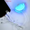 [Procesamiento y Personalización] Instrumento de Blanqueamiento Dental de una Sola Luz, Instrumento de Belleza Dental, Set de Gel en Cápsulas, Limpiador Dental para el Hogar, Limpiador Dental