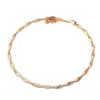 Collar de hueso de serpiente de alta gama europeo y americano, cadena de torsión de espejo personalizada, cadena tejida versátil para la clavícula, joyería de moda genial para hombres y mujeres