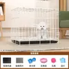 Gaiola para cachorro Teddy cães pequenos, gaiola de metal dobrável para animais de estimação interna, gaiola protetora especializada para carro para gatos e cães, cercadinho para animais de estimação