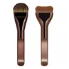 Pincel de base pequeno em formato de almofada transfronteiriço, pincel de máscara de cabeça plana, conjunto de pincéis de maquiagem portátil, ferramentas de beleza