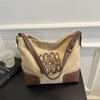Bolsa de Gran Capacidad para Viajes Diarios 2026 para Mujer, Nuevo Bolso de Ante para Debajo del Brazo, Bolso Tote Versátil Único, Bolso de Hombro para Mujer