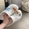 Novo Estilo Compatível com Sapatos Crocs, Fivela de Sapato Kt em Couro Preto Estrela do Mar, Flor de Sapato DIY Destacável Fivelas Acessórios para Férias e Praia