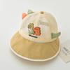 Sombrero de Protección Solar para Niños, Sombrero de Sol para Viaje de Verano, Sombrero de Pescador para Niño, Ala Grande de Dinosaurio Pequeño, Sombrero de Sol para Bebé Niño y Niña