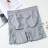 Calças de segurança antirreflexo de renda, leggings femininas para uso externo, calças finas de verão, três partes, justas na barriga, levantamento do quadril, tamanho grande, shorts para meninas gordinhas