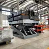 Elevador de Tijera Fijo, Elevador de Carga de Gran Tonelaje, Plataforma de Carga y Descarga para Talleres de Fábrica y Almacenes