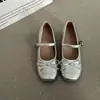 Sapatos Mary Jane Estilo Doce com Fivela Única para Mulheres 2026 Verão Estilo Floresta Fofo Salto Escondido Laço Sapatos Únicos Sapatos para o Trabalho