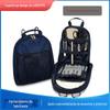 Bolsa de armazenamento para louças de fábrica BSCI, portátil para exterior, camping, churrasco, piquenique, colher, faca, garfo, bolsa de armazenamento de pratos