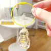 Llavero Colgante de Pelo de Gato Acrílico Caja Transparente para Guardar Pelo de Gato Colgante Conmemorativo de Alto Valor para Mascotas Venta al por Mayor