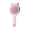 Peine con forma de gato electrochapado cojín de aire bolsa de aire peine lindo peine de masaje con cojín de aire de dibujos animados para niños lindo peine para el pelo