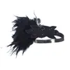 Diadema de plumas de los años 20 con banda de goma elástica, estilo retro, para fiestas de Gatsby, disfraces y accesorios para el cabello.