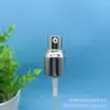 20/410 20 Dientes Cubierta Completa Aluminio Anodizado Plata Boca de Pollo Bomba de Polvo Bomba de Polvo para Loción de Aluminio Anodizado Cabeza para Base de Aceite Esencial