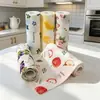 Paño Desprendible Absorbente de Aceite para Cocina, Rollo de Papel Impreso, Toalla de Mano Impresa de Pulpa de Madera Pura, Mantel Individual Seguro para Bebés, Venta al por Mayor de Papel de Cocina