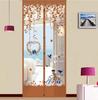 Cortina de puerta de hilo transparente, antimosquitos, magnética, suave, sin perforaciones