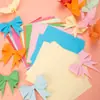 Papel Artesanal Colorido para Lanches para Estudantes, Conjunto Quadrado para Dobradura de Origami Tsuru, Papel Colorido Educacional para Recorte Infantil