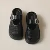 Zapatos de Malla Transpirable Tejidos Calados Nuevos Primavera/Verano 2026 Mocasines Versátiles Zapatos Mary Jane Poco Profundos de Suela Gruesa para Aumentar la Altura