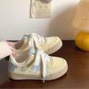 Tênis Casuais Brancos Dopamine Verão 2025 Sapatos Femininos Moda Ins Tendência Retro Tênis Esportivos para Mulheres
