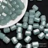 Azul Jade Cor de Água 8x10mm Contas Sexagonais Contas Cilíndricas Atacado DIY Joias de Jade Pulseira Colar Acessórios de Contas Soltas