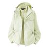 Chaqueta Talla Grande para Mujer Woodpecker 2025 Nueva Ropa de Montañismo para Exteriores a Prueba de Viento e Impermeable Tres en Uno Primavera y Otoño