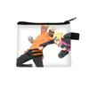 Bolsa de Naruto para niños de poliéster grande monedero de dibujos animados tarjetero estampado impermeable bolsa de almacenamiento colaboración anime